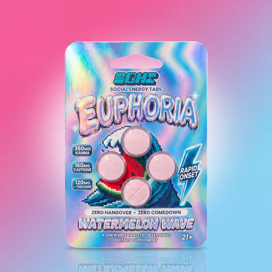 Watermelon Wave | Energy Tabs | 4 ct | Display of 10