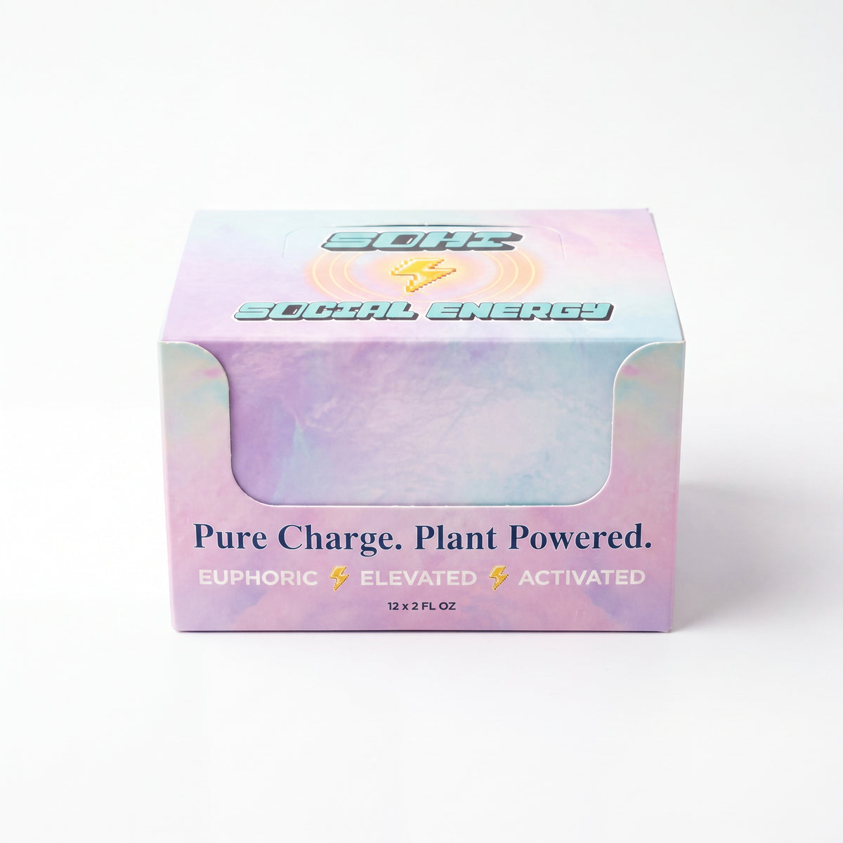 Mango Pineapple Peach | Social Energy Shot | 2 fl oz | Display of 12