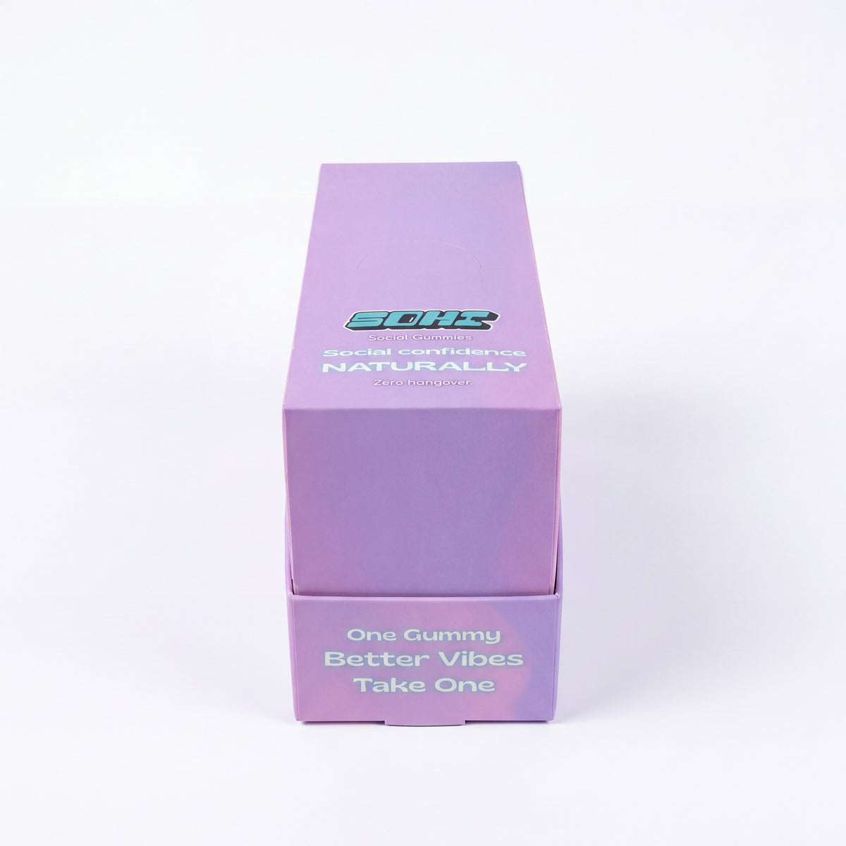 Peach Glow | Social Gummies | 60mg Kanna | Display of 12