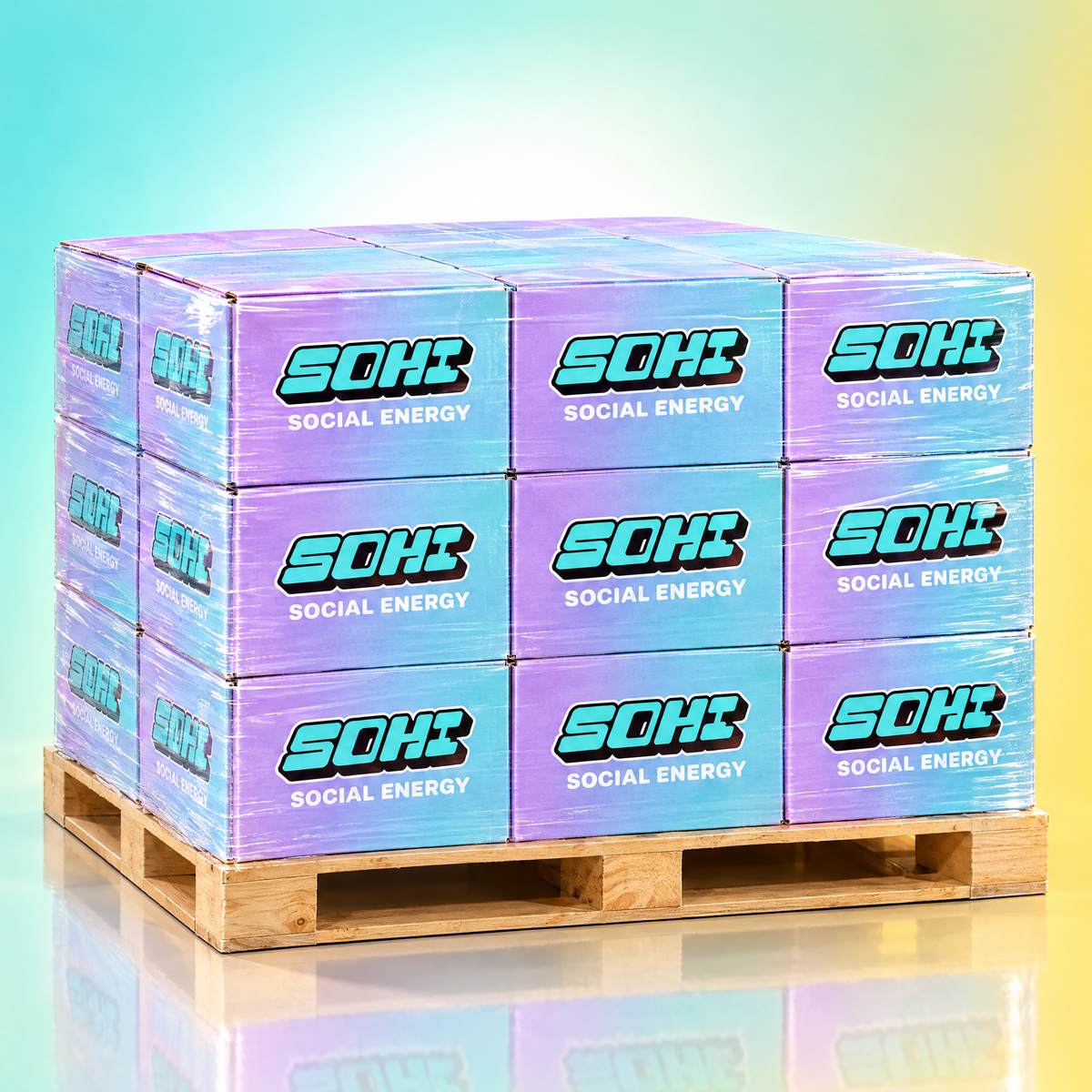 Mango Pineapple Peach | Social Energy Shot | 2 fl oz | Display of 12